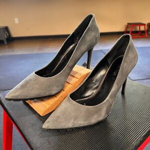 Nine West Gray Suede Women's Pumps